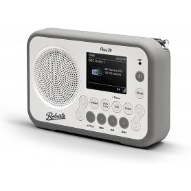 DAB / DAB+ / FM RDS digital radio/ TFT colour display/ Bluetooth and with rubber bumper. White